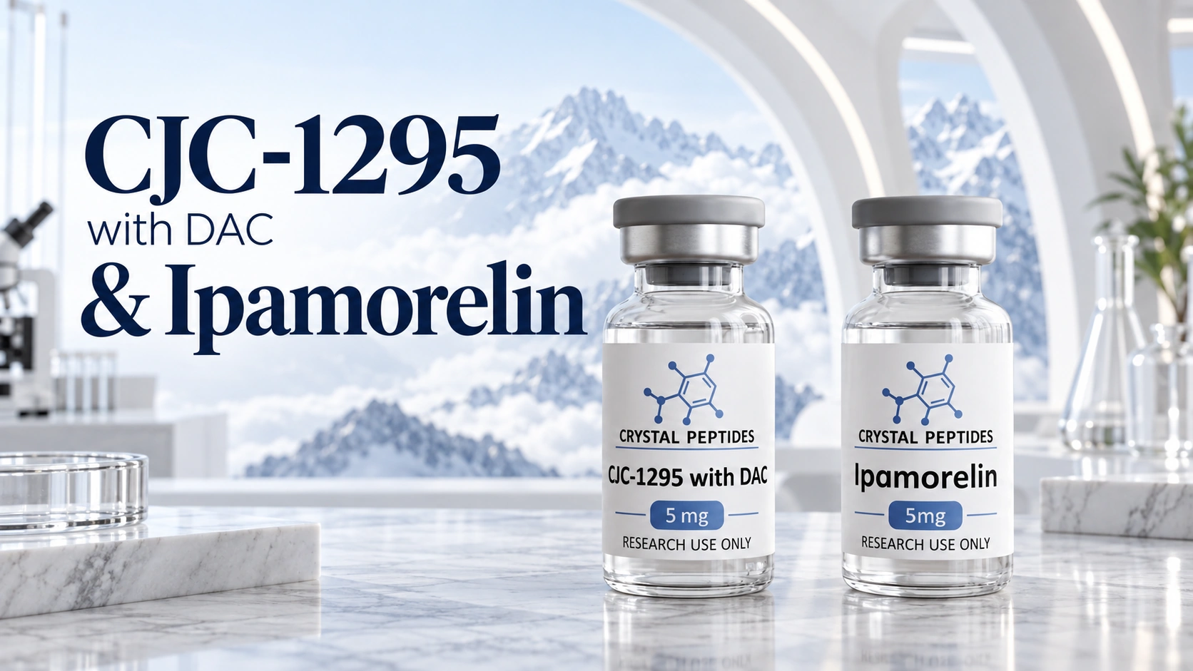 CJC-1295 και Ipamorelin: έρευνα για εκκριταγωγά της αυξητικής ορμόνης