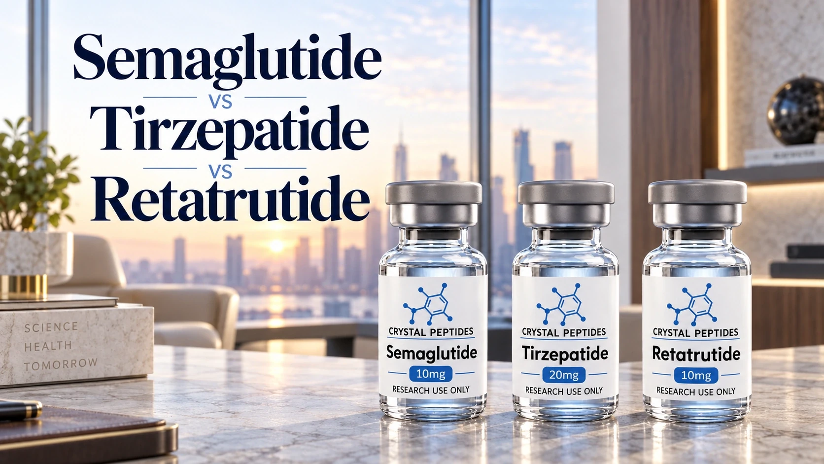 Semaglutide, Tirzepatide και Retatrutide: αγωνιστική δράση σε έναν, δύο και τρεις υποδοχείς