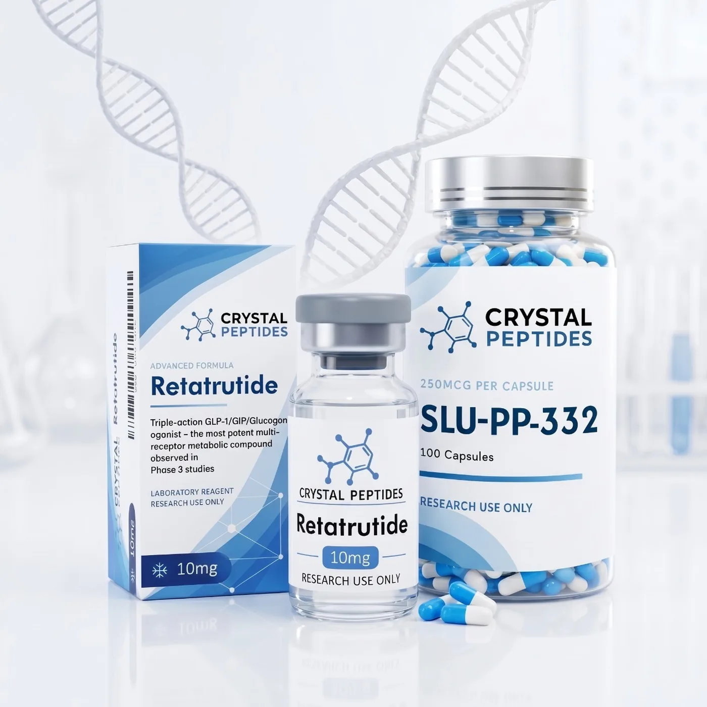 Προϊόντα Crystal Peptides για ερευνητική χρήση